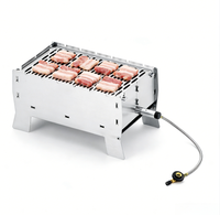 Barbecue pliable portable pour le camping en plein air, réchaud de pique-nique, barbecue au gaz