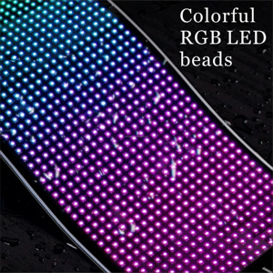 Màn hình <span class=keywords><strong>LED</strong></span> phim lập trình điều khiển bằng ứng dụng bán buôn, bảng quảng cáo hiển thị đèn <span class=keywords><strong>LED</strong></span> tùy chỉnh, đèn <span class=keywords><strong>LED</strong></span> mắt xe hơi cho xe tải - Product Image 2