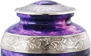 Urnas grandes de aluminio hechas en India de primera calidad para suministros funerarios de cremación - Product Image 2