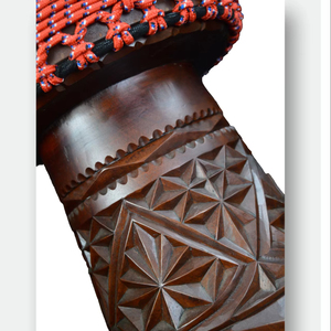 Tambor Djembé Africano Profesional SOLOBEAT, Hecho a Mano, Madera Maciza, Instrumento de Percusión Tradicional, Acero Inoxidable, Piel de Cabra - Product Image 1