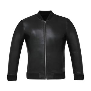 Custom High Quality Distressed Pu Satin Winter Flight <b>Jacket</b> Stand Collar Casual Classic <b>Biker</b> Breathable Winter Bomber Size 4XL - Product Image 1