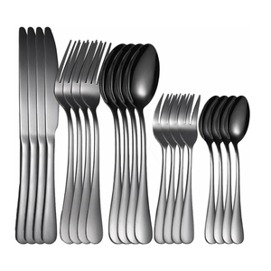 Juego de cubiertos de acero con espejo, precio de fábrica, juego de cubiertos para restaurante, cucharas, regalos, caja de embalaje, Venta caliente - Product Image 3