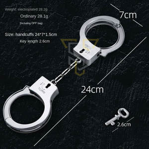 Menottes de main d'officier en acier de haute qualité menottes de main d'officier en gros menottes de main légères - Product Image 6