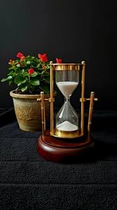 Reloj de Arena Decorativo de Madera que Mejora el Escritorio de la Oficina en el Hogar, los Salones de Estudio y los Espacios Interiores con Estilo - Product Image 6