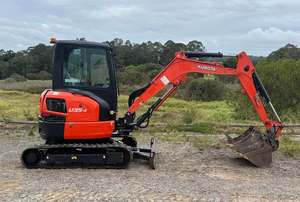 Excavadora Hidráulica Compacta Mini Kubota U35-4 de 3.5 Toneladas 2025 con Giro Cero de Cola, Excavadora de Orugas, Equipo de Construcción en Venta - Product Image 6