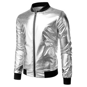 OEM-chaqueta deportiva de alta calidad para hombre, Cazadora Bomber con cuello redondo y estampado de sublimación completo, diseño informal, para verano - Product Image 2
