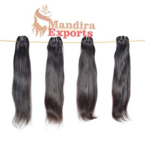 Vendeur d'extensions de cheveux vierges raides de couleur noire naturelle à double trame à cuticule alignée Cheveux humains de temple vietnamien bruts - Product Image 5
