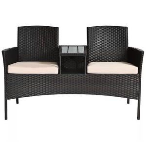 Silla de mimbre de exterior de nuevo diseño, muebles de exterior de 2 plazas, muebles de mimbre de ratán Benchlove Pe hechos en Vietnam - Product Image 4