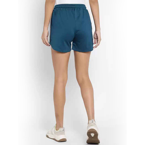 Short chaud respirant taille haute pour femmes Spandex élastique Fitness course Shorts d'entraînement nœud bouton fourrure Logo personnalisé grande taille - Product Image 3