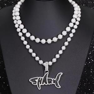 Collar de cadena cubana clásico Diseño de eslabones pesados para hombres Mujeres con moissanita Acero inoxidable principal para fiestas Aniversarios - Product Image 3