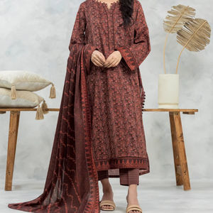 Vestidos de césped Pakistani Salwar Kameez Mujeres Venta al por mayor Pakistan y Indian Ladies 3 Piece vestidos de césped al por mayor - Product Image 1