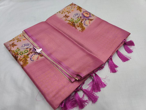ส่าหรีไหม kanchivaram pethani นุ่มบริสุทธิ์สำหรับชุดปาร์ตี้ของผู้ใหญ่ - Product Image 2