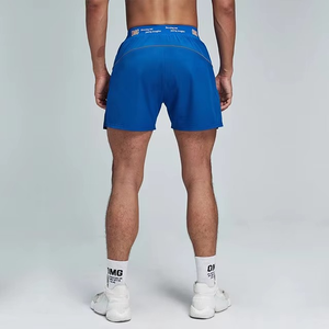 Vente en gros de shorts de basket-ball d'été respirants et décontractés écologiques en polyester/nylon/coton avec impression personnalisée pour hommes - Product Image 4