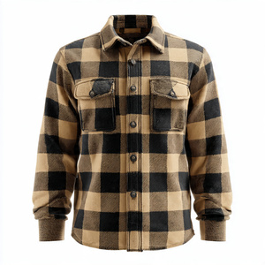 Veste en flanelle à carreaux 100% coton à capuche pour femmes, streetwear, veste en flanelle pour femmes, poche poitrine, vestes en flanelle à carreaux pour femmes - Product Image 2