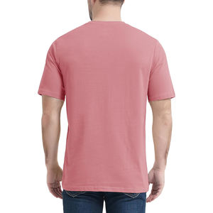 New Arrival Durable Knitted Fabric Breathable Slim Fit <b>Tshirts</b> High Quality Anti-wrinkle 100% Cotton Men's Casual Pocket T-Shirt - Product Image 4