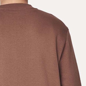 Sudadera de cuello redondo de gran tamaño para hombre minorista al por mayor logotipo personalizado lavado con ácido diseño bordado a la piedra nuevo diseño liso - Product Image 6