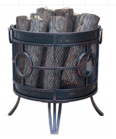 Promotion : Brasero d'extérieur en bois pour jardin, terrasse, camping
