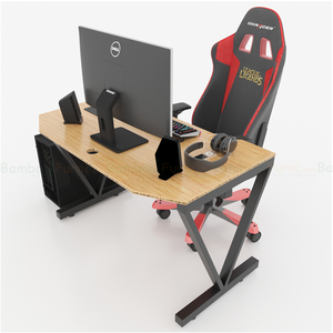 โต๊ะเกมมิ่ง 70x120 ซม. โดย GBamboo ขาแบบตัววี (พลาสติกและไม้) - Product Image 3
