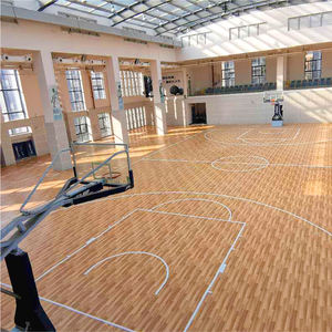 Piso de cancha de Bádminton de PVC de alta calidad perfecto para pisos de cancha de voleibol de baloncesto y pickleball de PVC - Product Image 1