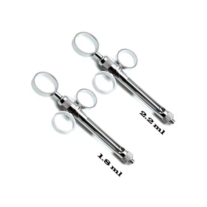 Jeringa de inyección Dental Manual de acero inoxidable, jeringa de anestesia Dental de aspiración de plástico con embalaje de bolsa - Product Image 3