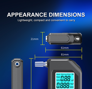 Draagbare Blaastest Met Led-Verlichting-Compacte Dui-Tester Voor Persoonlijk En Autogebruik - Product Image 4