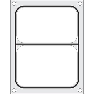 Tappetini da Cucina con Vassoio a Due Scomparti per Sigillatore HENDI 227x178mm - Product Image 1