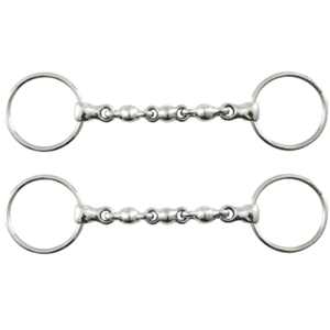 Bocado de Bola de Acero Inoxidable de Alta Calidad con Anillo Suelto de Plata Alemana, Marca OEM Modelo RN-01-0054, Diseño Personalizado para Equitación - Product Image 3