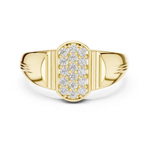 Bague en or blanc 14 carats avec diamant rond de laboratoire pour femmes |   Vêtements de tous les jours |   Nouveau diamant cultivé - Product Image 4