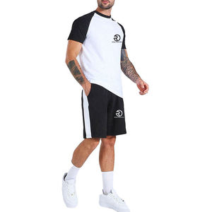 High Quality Men's <b>Short</b> Set Jogging Sets 100% Cotton Customize Your Design and Your Logo Print Plus Size <b>Shorts</b> Set OEM Service - Product Image 2