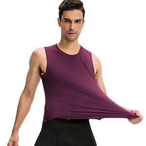 Camiseta sin Mangas para Hombre, para Entrenamiento Deportivo, Ajustada, para Gimnasio, Musculación, Chaleco de Entrenamiento, Suave, Transpirable, de Algodón, Informal, con Logotipo Personalizado OEM - Product Image 2