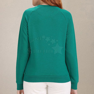 เสื้อสเวตเตอร์ผู้หญิงผ้าฝ้ายผสมระบายอากาศน้ำหนักเบาผ้าแคนวาสสำหรับฤดูหนาวเสื้อแฟชั่นแบบสวมหัวแขนยาวลำลองทันสมัย - Product Image 3