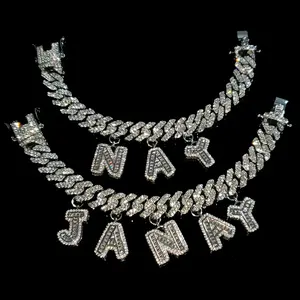 Custom Made Diamond Pendant and <b>Chain</b> for Gift Elegant Diamond Bracelets & Bangles - Product Image 3