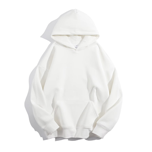 Nouvelle arrivée Sweat à capuche de haute qualité 450Gsm French Terry Hoodies Custom Blank Loose Pullover Hoodie Unisex - Product Image 4