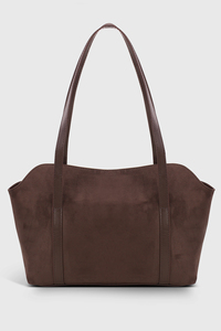 Bolso Tote de Lona Marrón con Cierre de Cremallera Impermeable y Logotipo Personalizado, OEM ODM, Bolso de Mano y Hombro para Mujer - Product Image 2