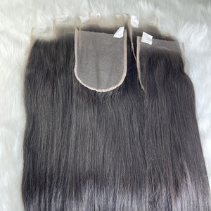 วิกผมแท้เวียดนาม 100% ขายส่งจากโรงงาน |   สีดำ HD Swiss Lace Frontal |   ทำความสะอาดปมเล็กๆ ให้เรียบเนียนเป็นพิเศษ ซุปเปอร์ซิลกี้ ทัง - Product Image 5