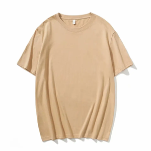 เสื้อยืดคอตตอนไซส์ใหญ่พิเศษสำหรับผู้ชาย สีพื้นคุณภาพสูง พร้อมโลโก้สั่งทำ ระบายอากาศได้ดี แห้งเร็ว เหมาะสำหรับฤดูร้อน แขนสั้น - Product Image 6