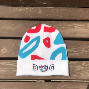 High Quality Acrylic <b>Beanie</b> Knitted Jacquard Winter <b>Satin</b> <b>Lined</b> Blank <b>Beanies</b> With Custom Logo Embroidery <b>Beanie</b> Hats - Product Image 5