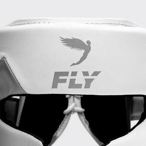 Protector de Cabeza para Entrenamiento de Boxeo Profesional, Color Blanco y Gris, con Logotipo Personalizado, Protección Facial Abierta, para Kickboxing, Precio Razonable - Product Image 3