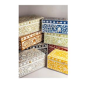 Emballage cadeau professionnel de luxe avec logo personnalisé meilleure vente d'usine de boîtes en incrustation d'os en gros différents styles et tailles - Product Image 3