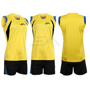 ชุดวอลเลย์บอลชายคุณภาพสูง ออกแบบพิมพ์ลายได้ตามต้องการ สวมใส่สบาย แห้งเร็ว ผลิตจากโพลีเอสเตอร์ 100% - Product Image 5