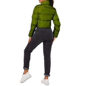 Chaqueta corta acolchada para mujer, abrigo de invierno para exteriores, transpirable con un lindo estilo cálido y dulce para ropa de invierno a la moda - Product Image 5