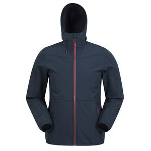 Veste Softshell Imperméable pour Hommes Randonnée en Plein Air Imperméable Manteau Chaud Gardien de la Chaleur Veste Softshell d'Hiver Coupe-Vent Polaire pour Hommes avec Capuche - Product Image 2