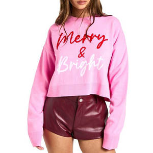 Venta al por mayor de alta calidad de algodón de gran tamaño liso ropa de mujer estilo casual sudadera con su propio logotipo - Product Image 1