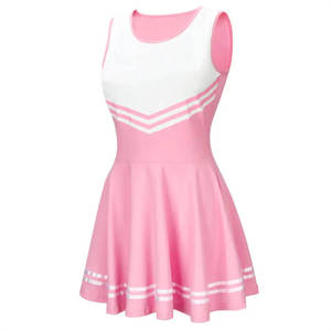 Uniforme Profesional Clásico de Porristas con Falda Plisada para Bebés y Niños Pequeños, Camisetas y Tops 100% Poliéster Duradero OEM - Product Image 1