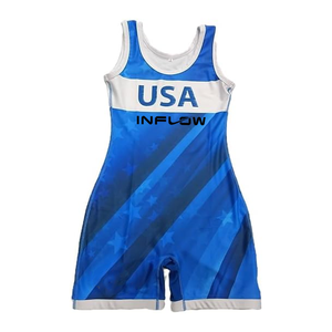 Singlet de lutte Logo personnalisé Unisexe Stretch Durable Séchage rapide Respirant Recyclable Poids léger - Product Image 2