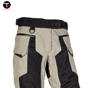 Vêtement de course de moto pour hommes personnalisé léger et respirant Textile Cordura imperméable taille moyenne pantalon droit motif - Product Image 3