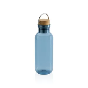 Bouteille RPET de 680 ml avec gadget en bambou RCS, vaisselle en plastique durable - Product Image 2