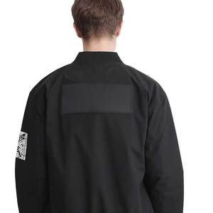 Venta al por mayor personalizada hombres chaqueta de bombardero Casual Streetwear cremallera completa chaqueta de vuelo nuevo diseño 2025 para los hombres - Product Image 4