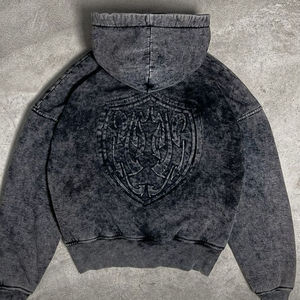 เสื้อฮู้ดดี้ผู้ชายผ้าฟลีซขนาดใหญ่พิเศษ สไตล์สตรีทแวร์ แบบสวมหัวลำลอง สำหรับฤดูหนาว อุ่นสบาย ผ้าฝ้ายเรียบง่าย ดีไซน์ทันสมัย - Product Image 3