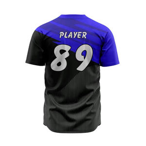 Venta caliente logotipo personalizado diseño uniformes de béisbol con diamantes de imitación de alta calidad sublimación camisetas de béisbol - Product Image 2